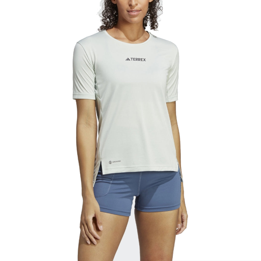 (WMNS) adidas Terrex Multi T-Shirt Asia Sizing 'Teal' HM4042