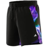 adidas Designed for Movement HIIT Training Shorts Asia Sizing 'Black Purple' IB7912