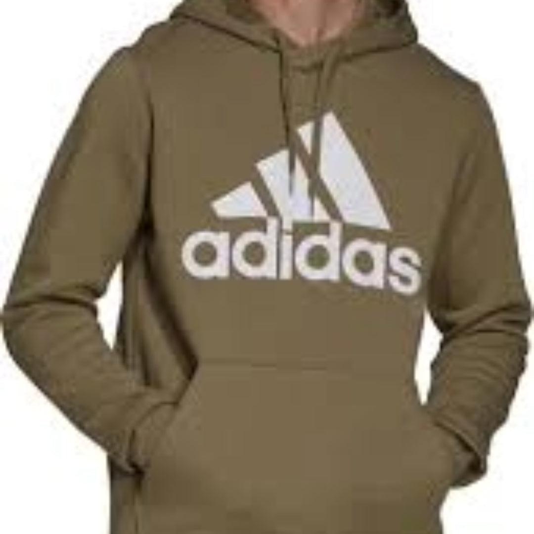 adidas Essentials Fleece Big Logo Asia Sizing 'Green White' H12201