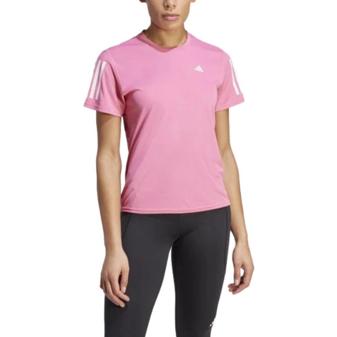 (WMNS) adidas Own the Run T-Shirt Asia Sizing 'Pink' IL4128