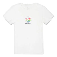(WMNS) Converse Sun Fill Star Chevron Classic T-Shirt Asia Sizing 'White' 10022179-A01