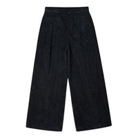 (WMNS) Converse Wide Leg Corduroy Pants Asia Sizing 'Black' 10022354-A01