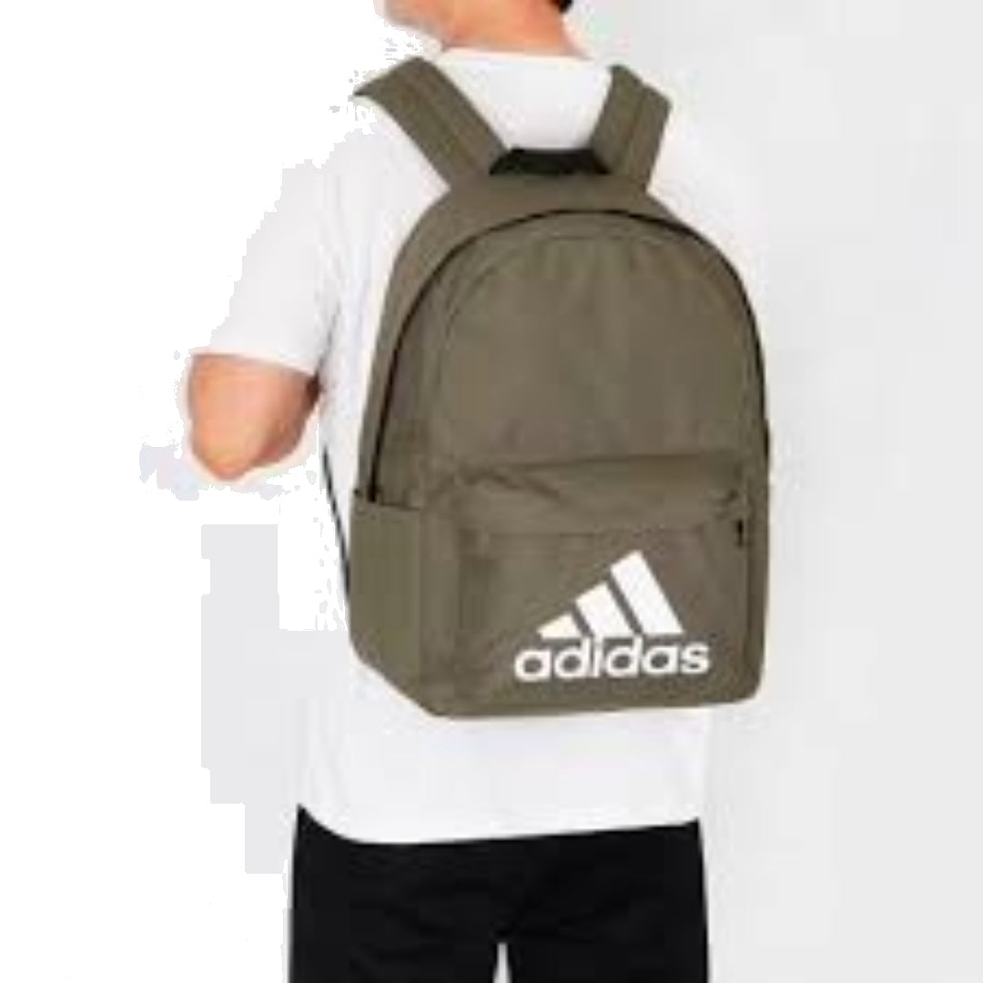 adidas Classic Badge of Sport Backpack 'Olive Green' HR9810