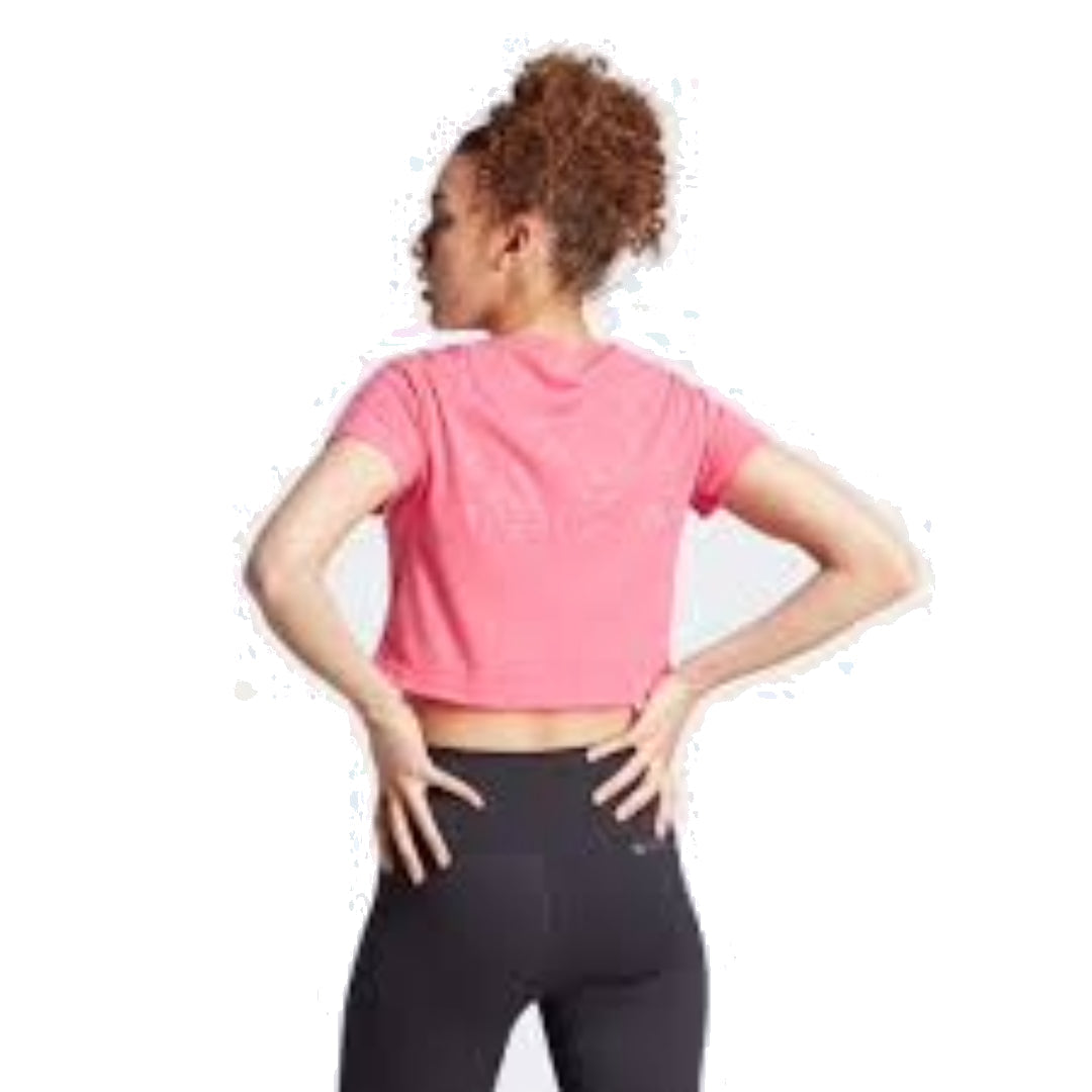 (WMNS) adidas Aeroready Train Essentials 3-Stripe T-Shirt Asia Sizing 'Pink' HY1807