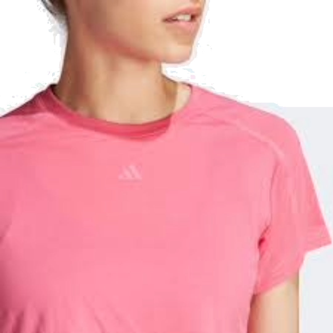 (WMNS) adidas Aeroready Train Essentials 3-Stripe T-Shirt Asia Sizing 'Pink' HY1807