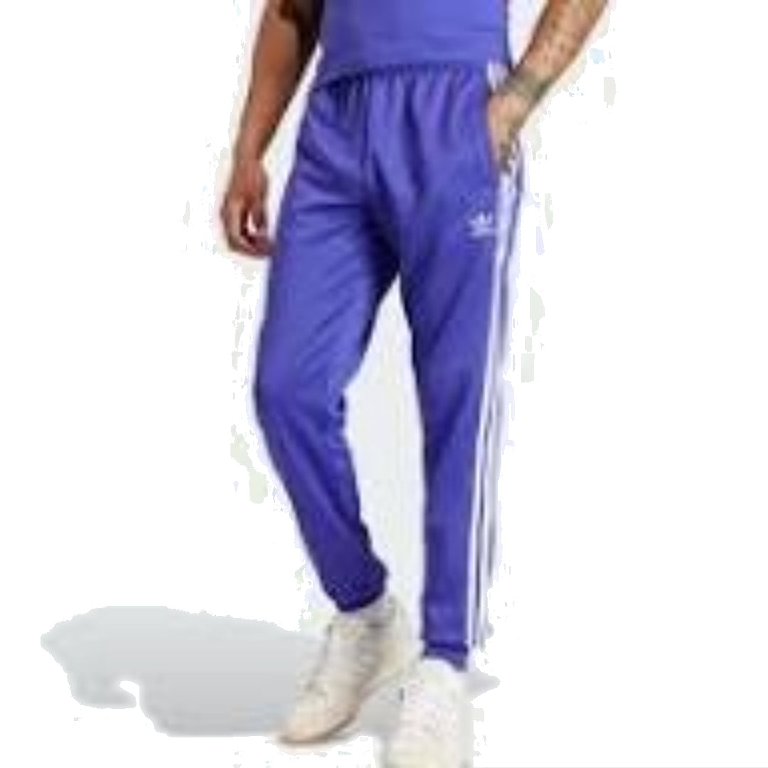 adidas Adicolor Classics SST Track Pants Asia Sizing 'Purple White' IR9877