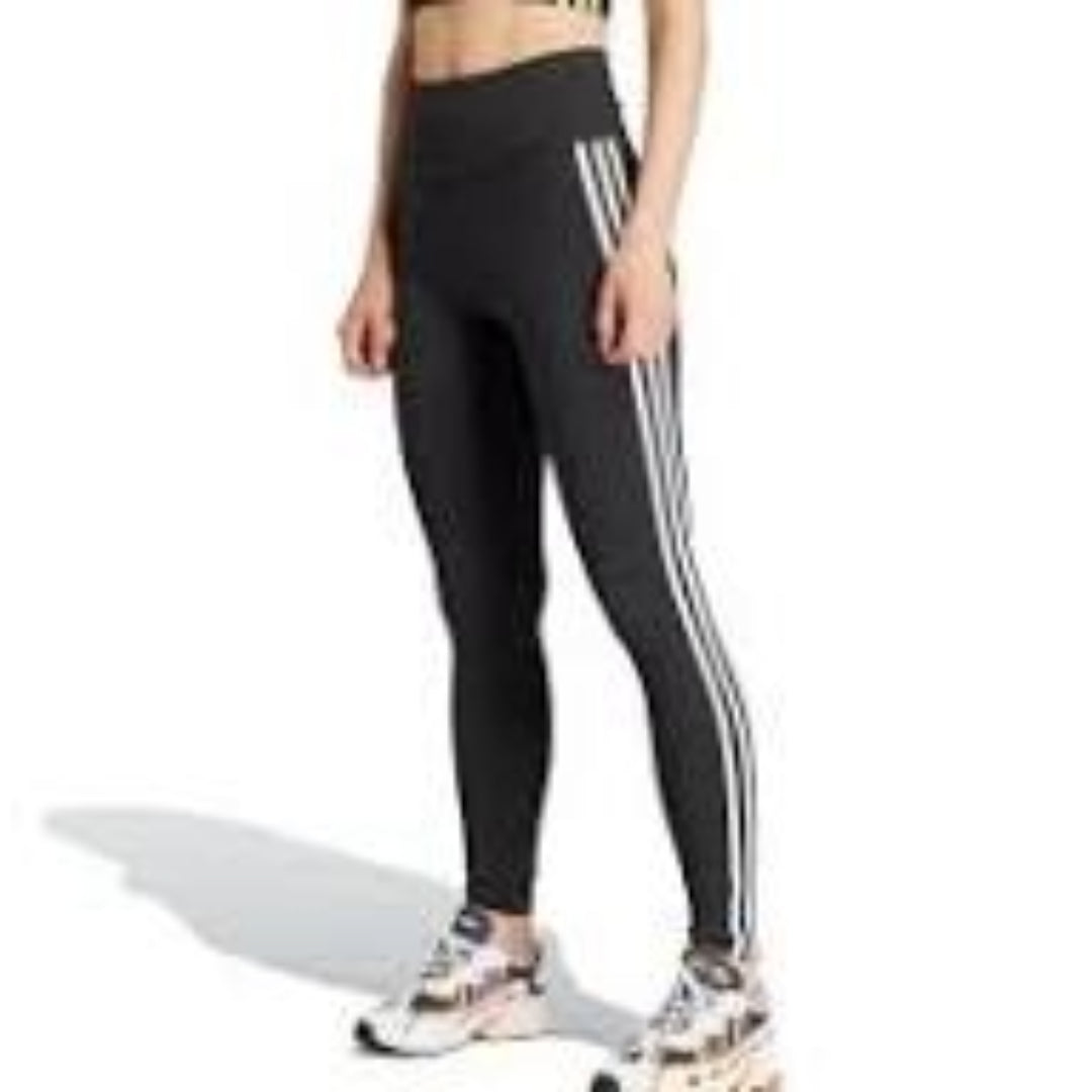 (WMNS) adidas Lifestyle 3-Stripes Leggings Asia Sizing 'Black' IP2968