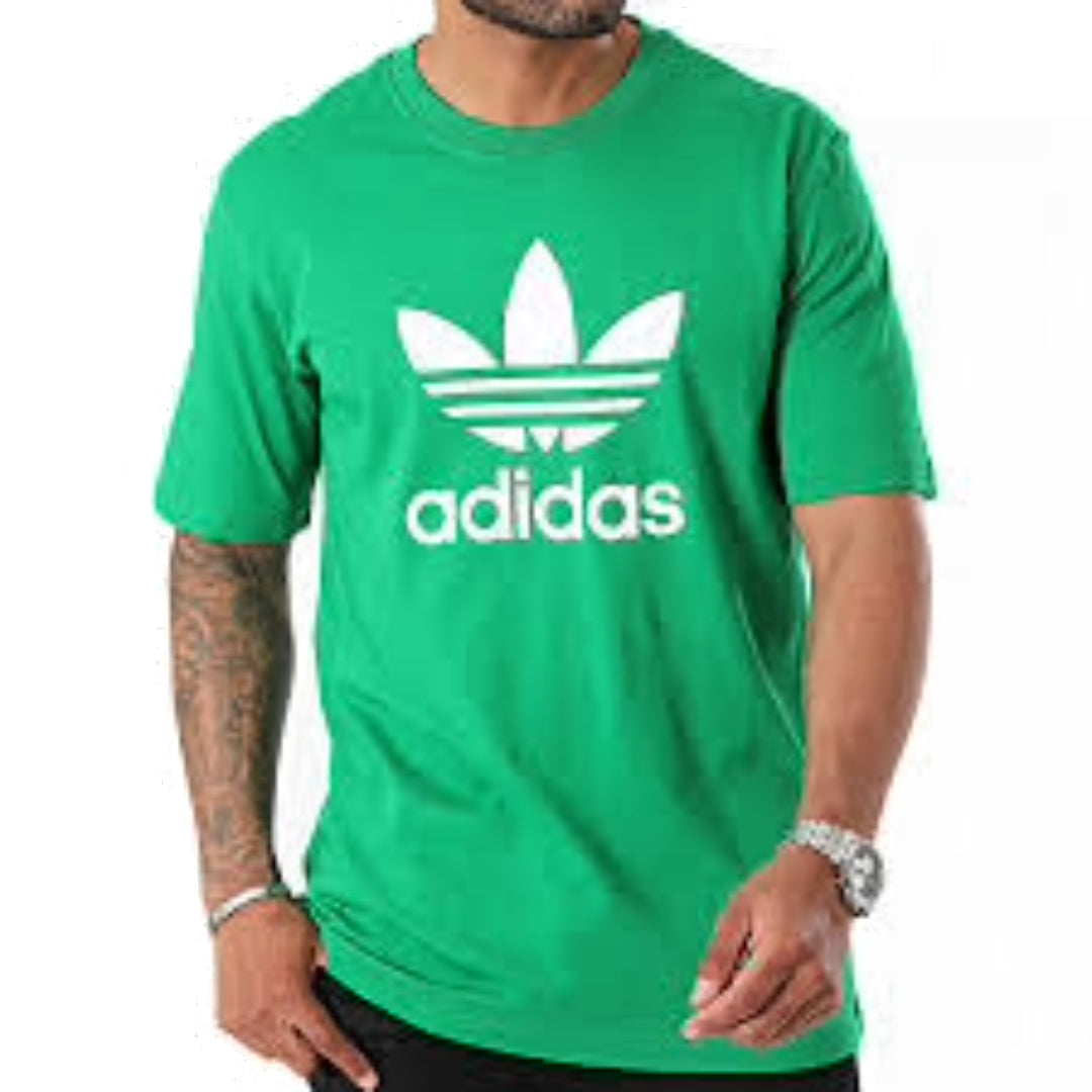 adidas Adicolor Trefoil T-Shirt Asia Sizing 'Green White' IR8012