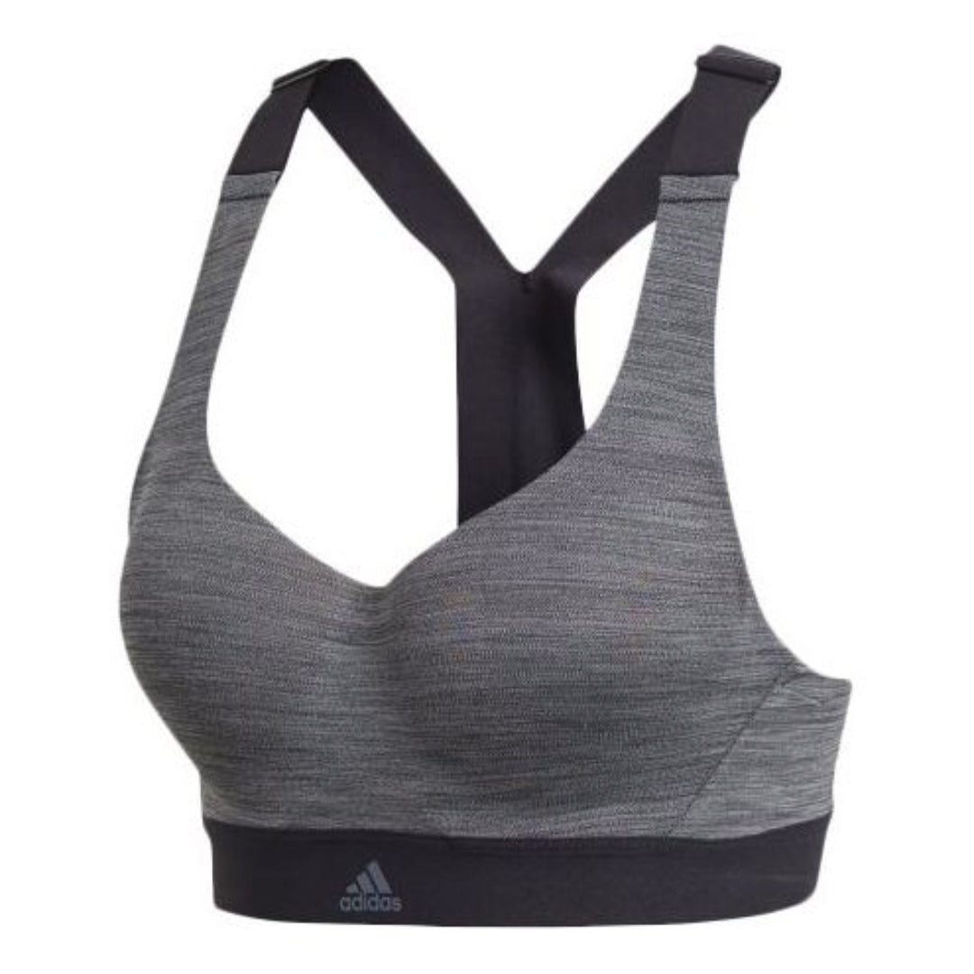 (WMNS) adidas Committed Sports Bra Asia Sizing 'Grey' CD8375