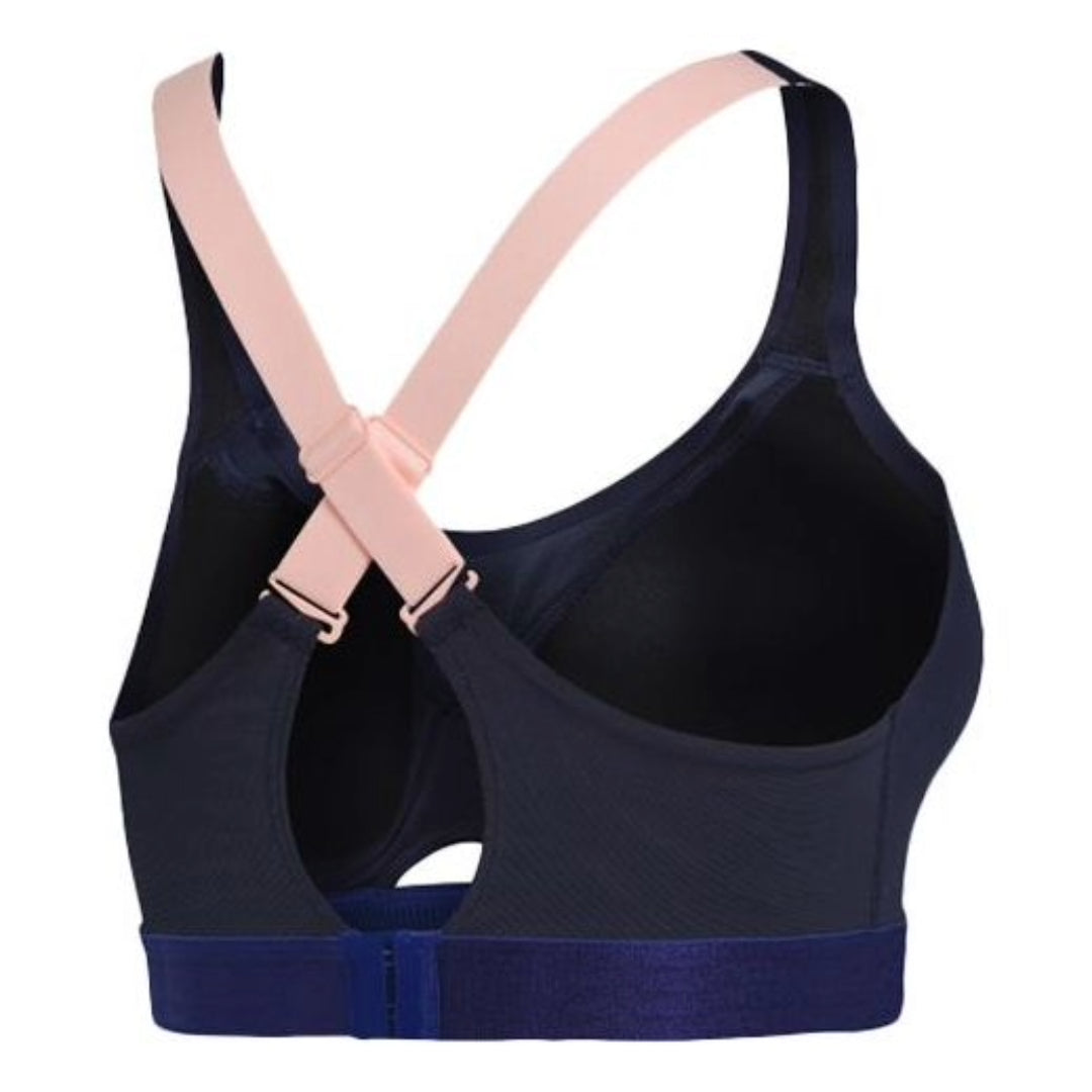 (WMNS) adidas Stronger For It Soft Sports Bra Asia Sizing 'Navy' CX5258