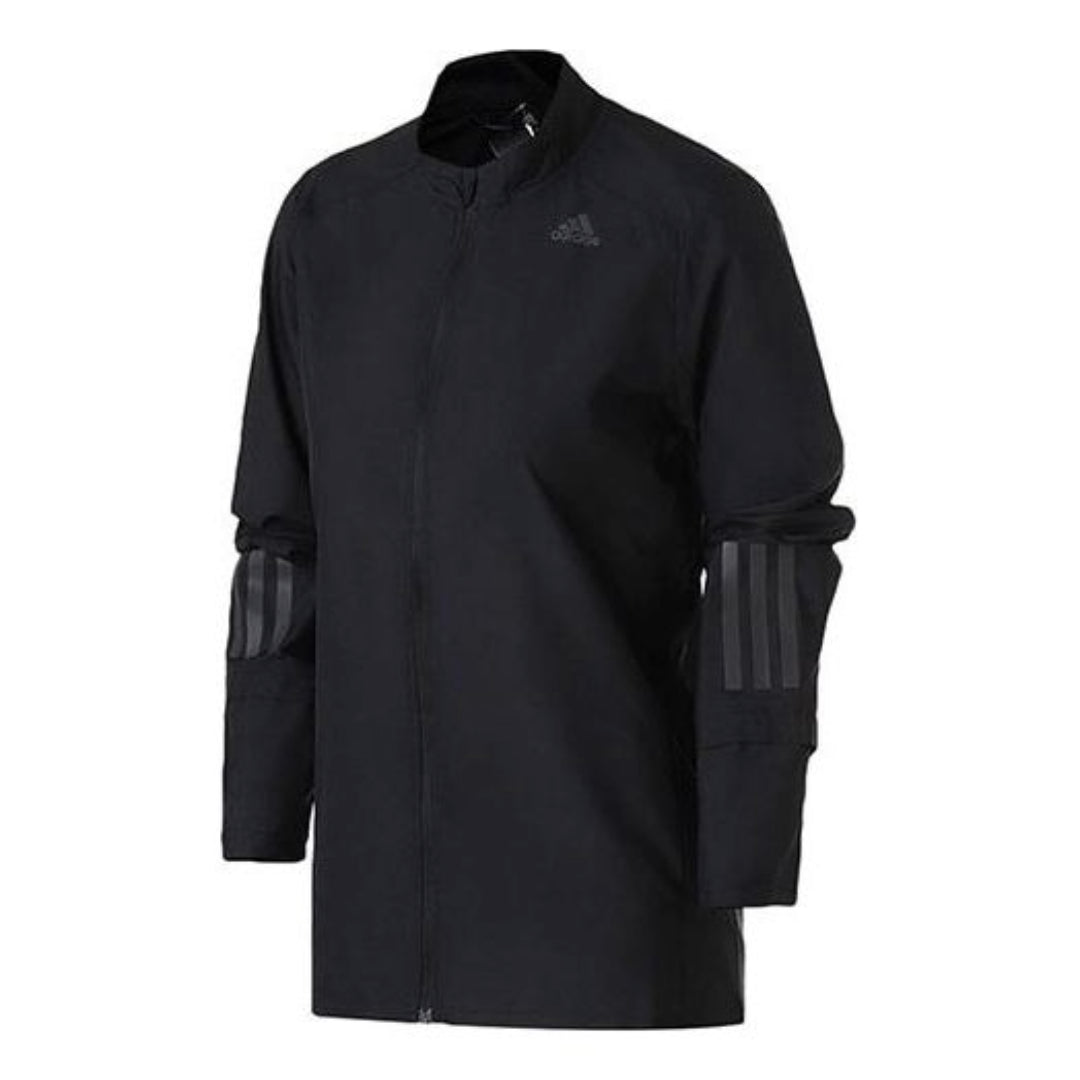 (WMNS) adidas Response Running Jacket Asia Sizing 'Black' CY5719