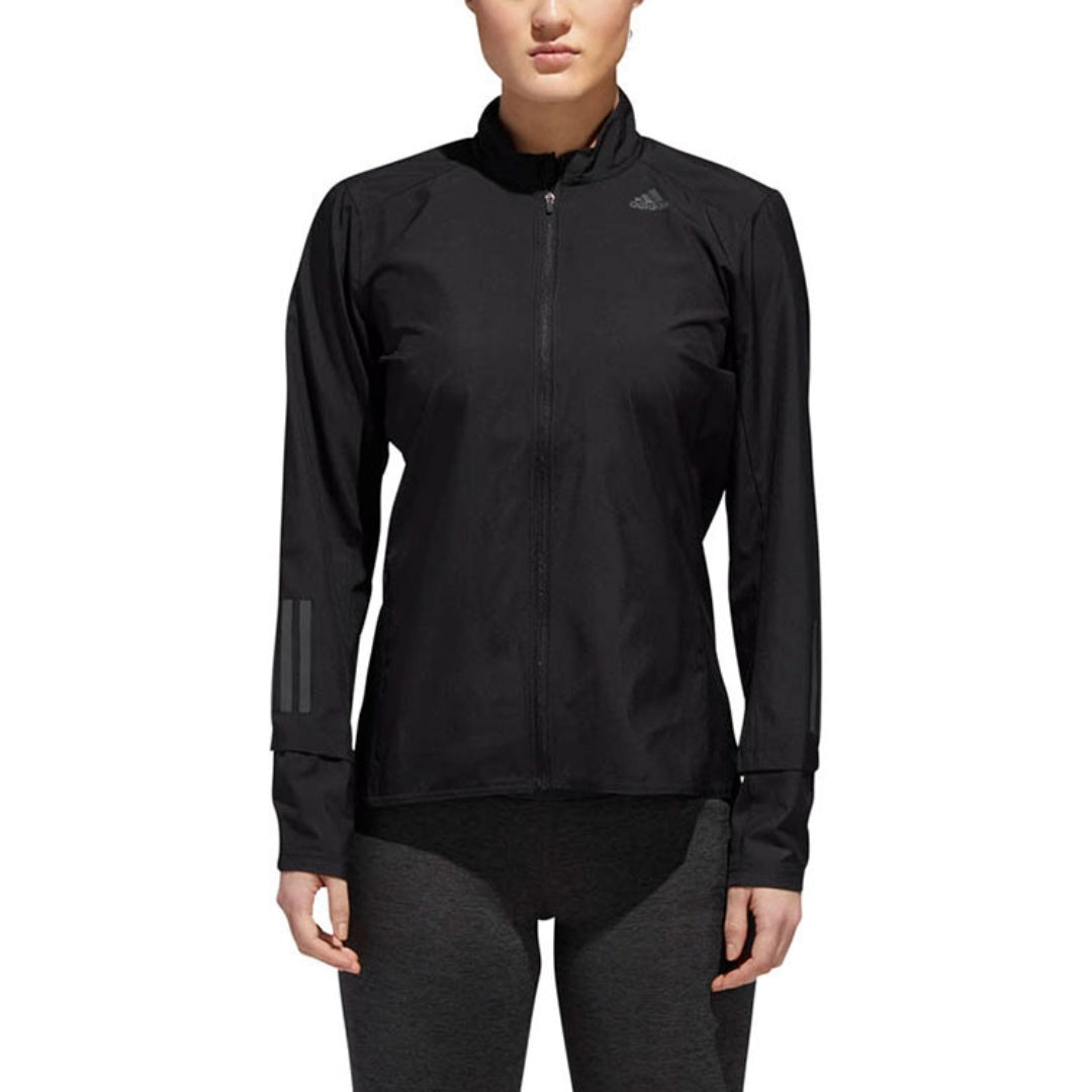 (WMNS) adidas Response Running Jacket Asia Sizing 'Black' CY5719