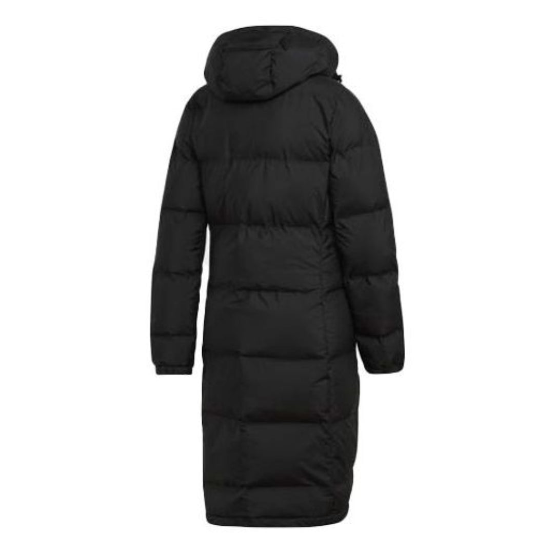 (WMNS) adidas Helionic Long Down Jacket Asia Sizing 'Black' CY8647