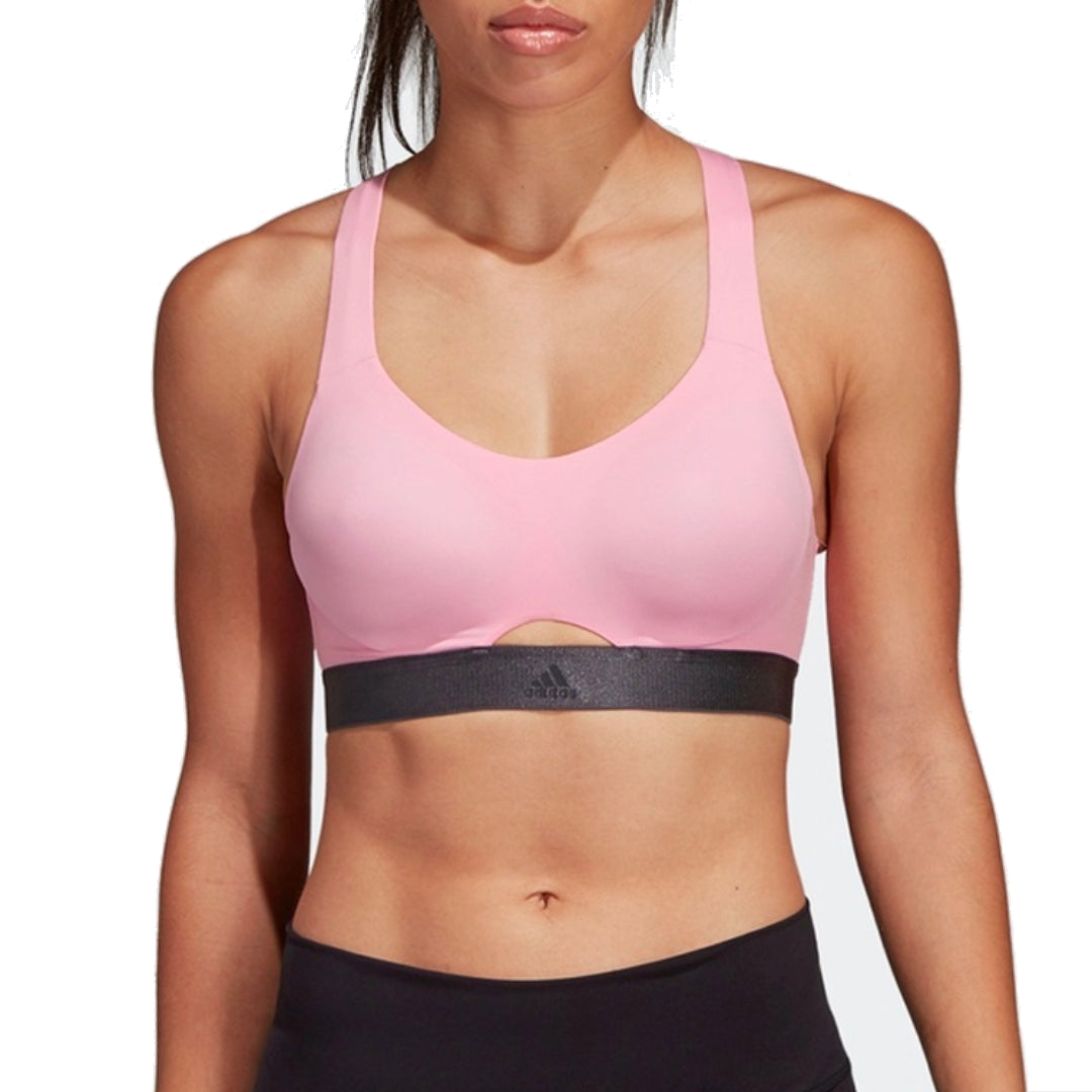 (WMNS) adidas Stronger For It Soft Bra Asia Sizing 'Pink' DU3693