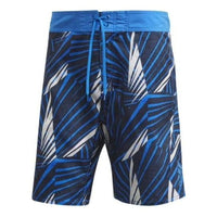 adidas Graphic Tech Swim Shorts Asia Sizing 'Blue White' FJ3908