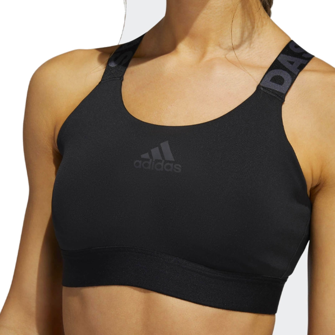 (WMNS) adidas Don't Rest Branded Bra 'Black' Asia Sizing FJ6084
