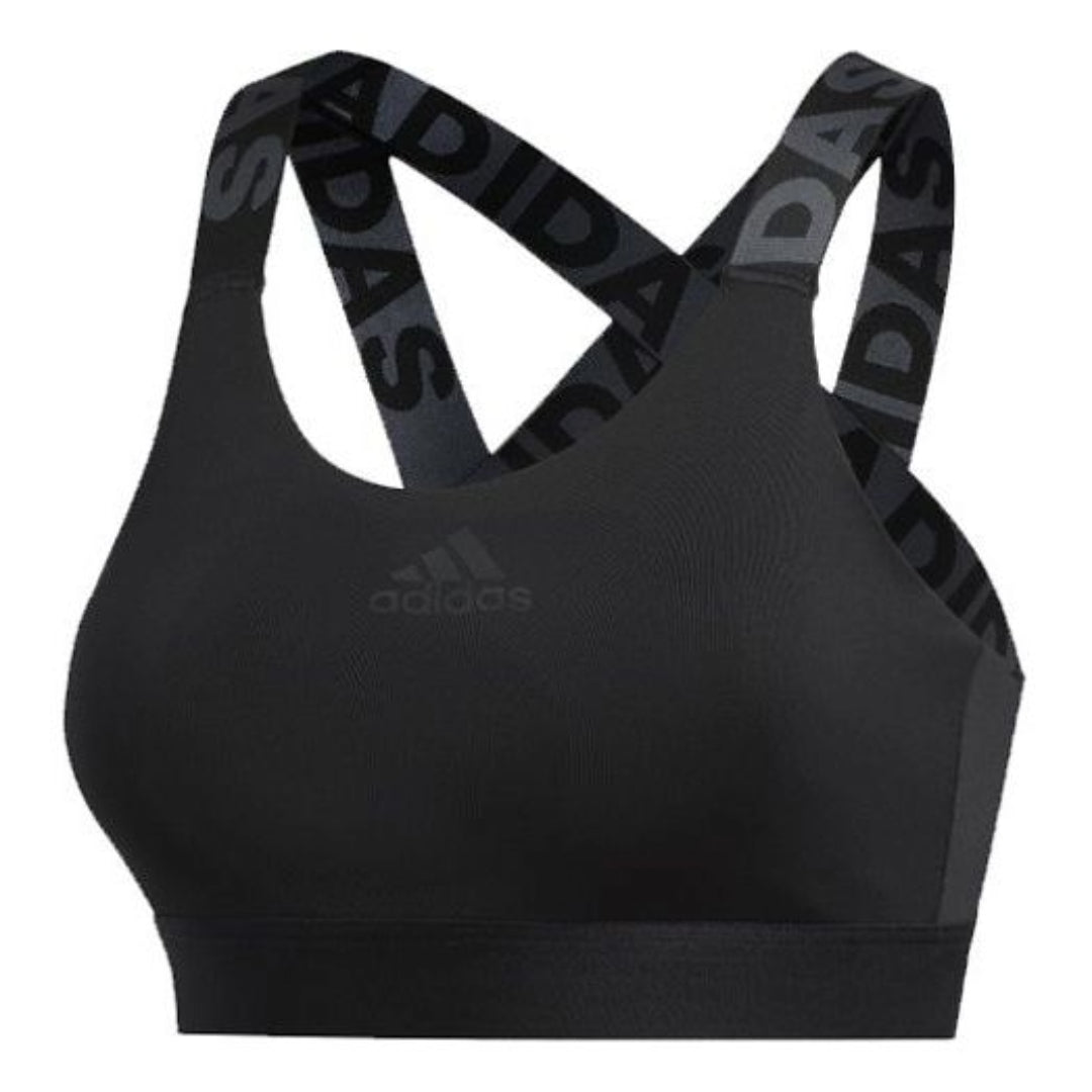 (WMNS) adidas Don't Rest Branded Bra 'Black' Asia Sizing FJ6084