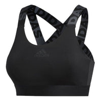 (WMNS) adidas Don't Rest Branded Bra 'Black' Asia Sizing FJ6084