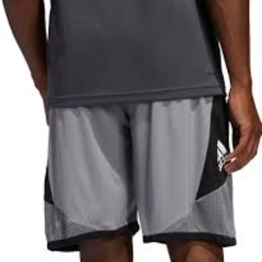 adidas Pro Madness Shorts Asia Sizing 'Grey Black White' FL0927