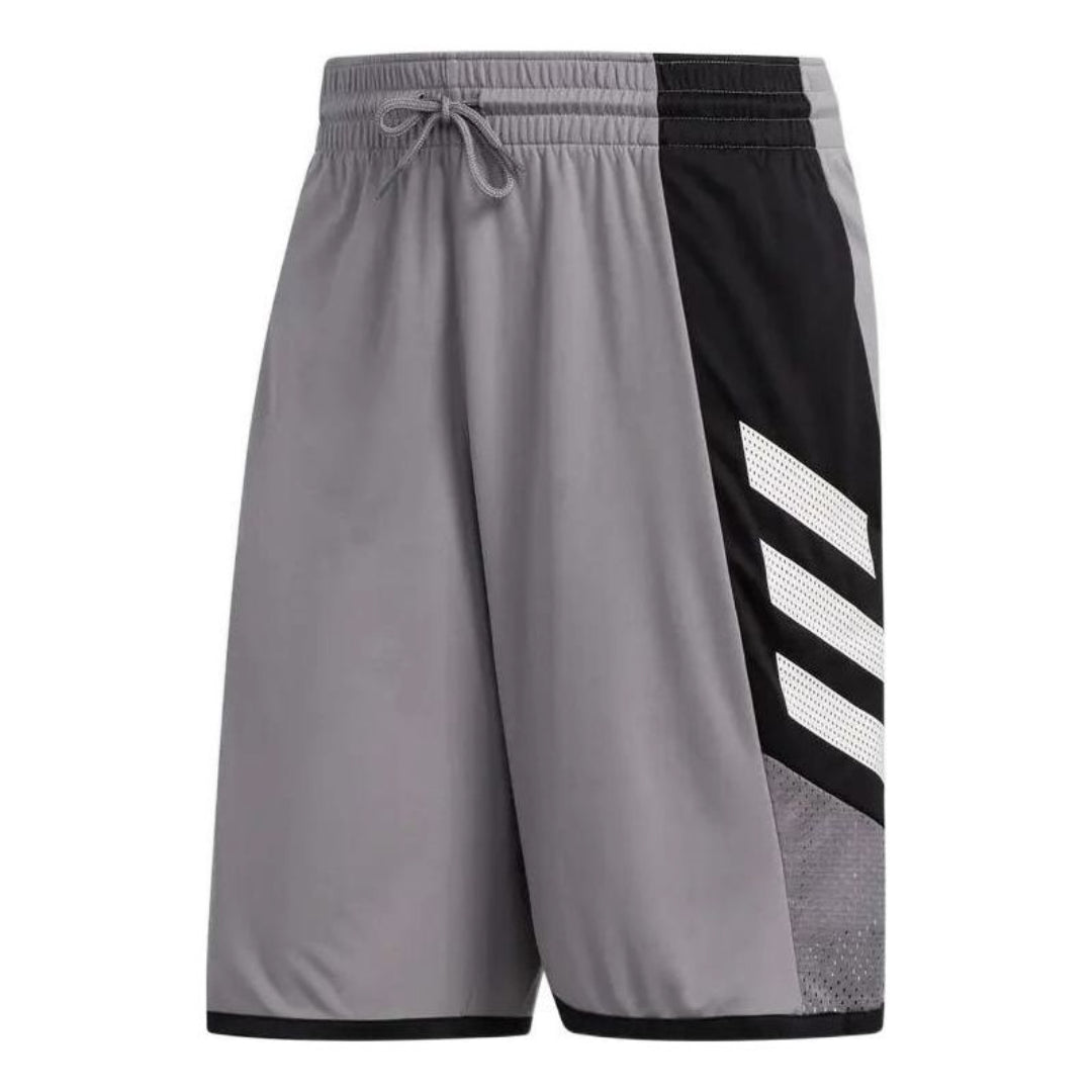 adidas Pro Madness Shorts Asia Sizing 'Grey Black White' FL0927