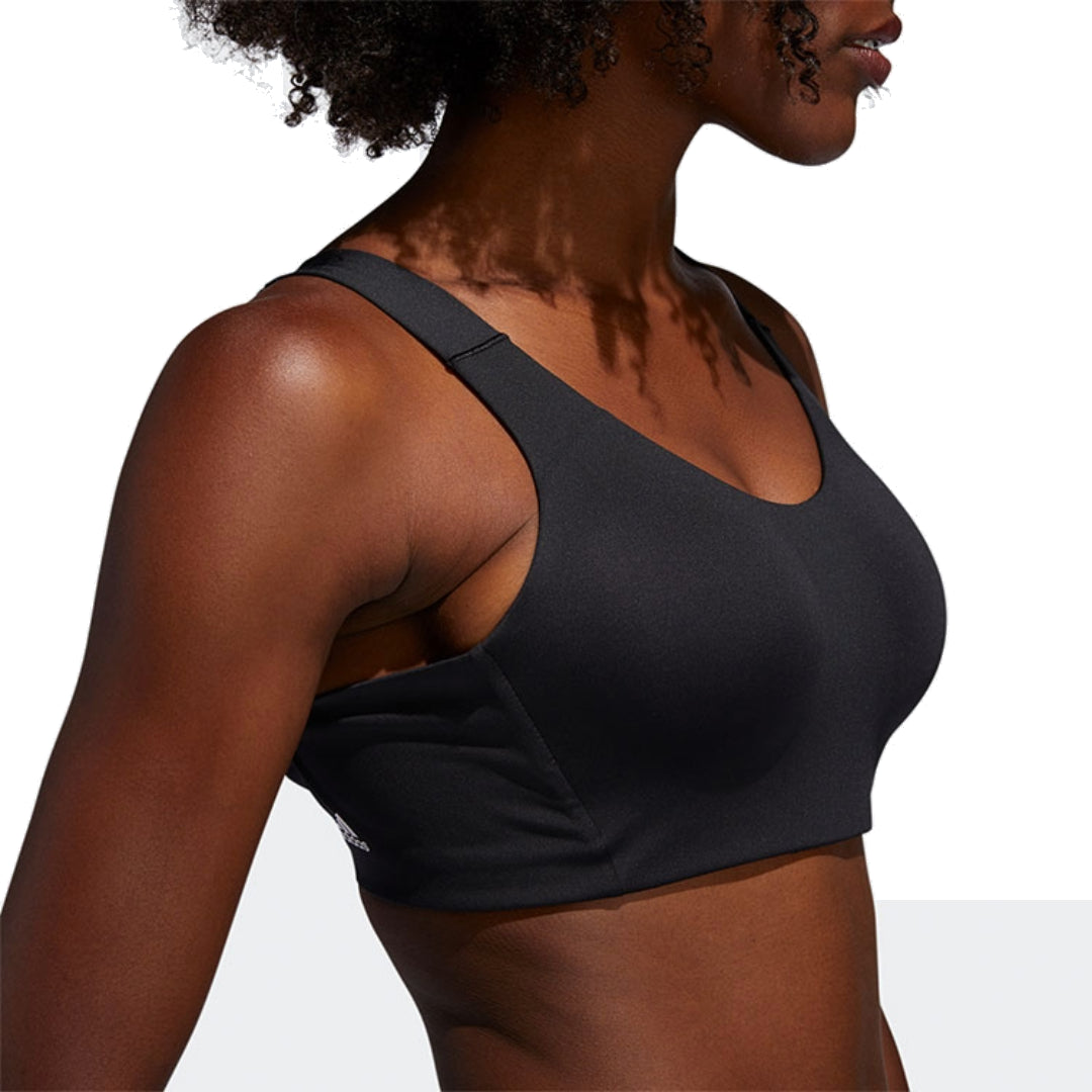 (WMNS) adidas Stronger For It Alpha Bra Asia Sizing 'Black' FL2365