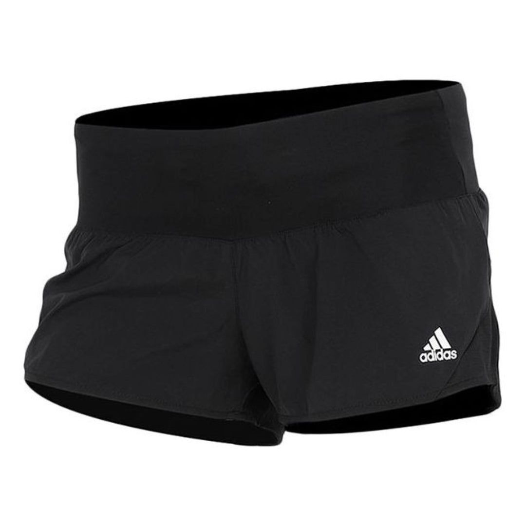(WMNS) adidas Run It 3-Stripes PB Shorts Asia Sizing 'Black White' FP7537
