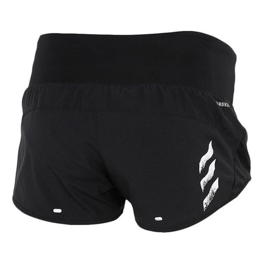 (WMNS) adidas Run It 3-Stripes PB Shorts Asia Sizing 'Black White' FP7537