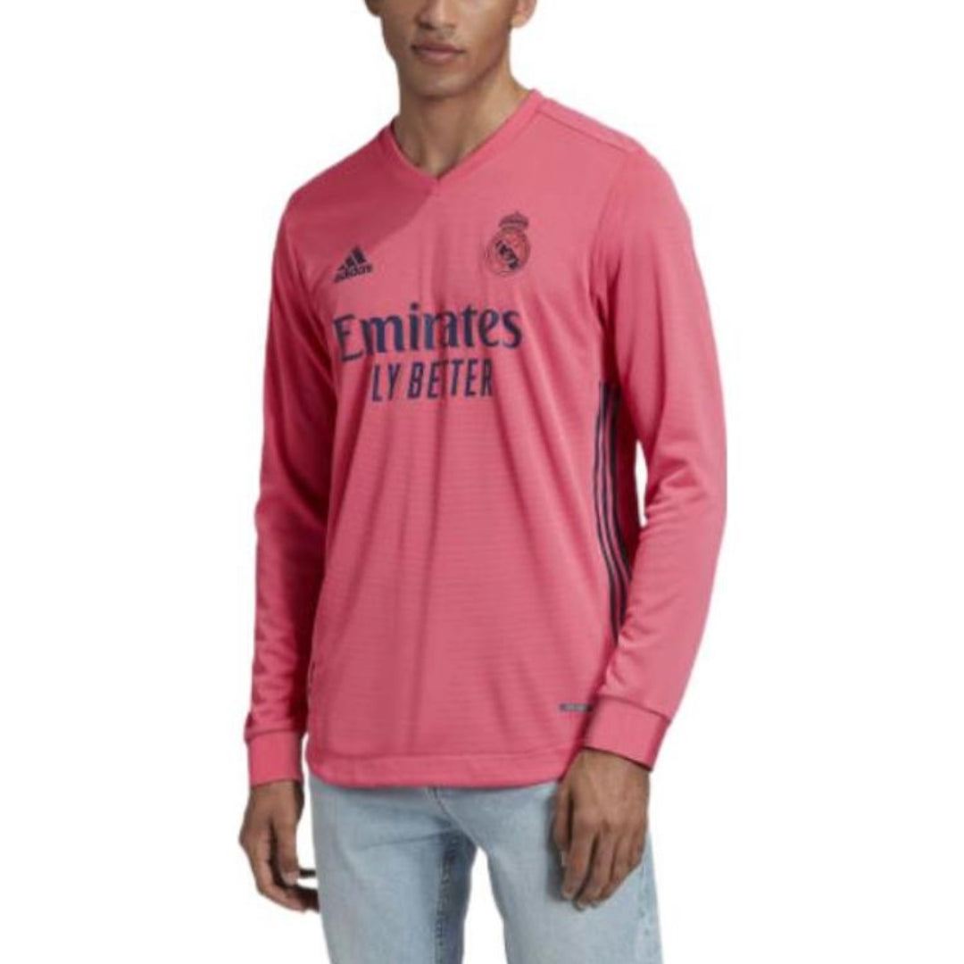 adidas 2020/21 Real Madrid Jersey Asia Sizing 'Pink Black' FQ7492