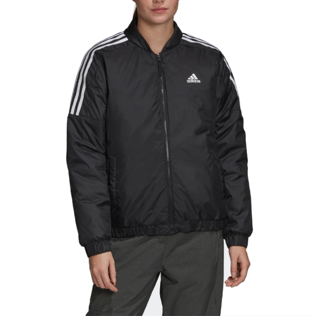 (WMNS) adidas Essentials Insulated Bomber Jacket Asia Sizing 'Black' GH4580