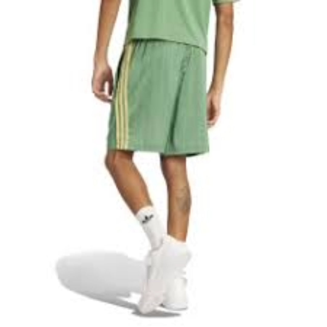 adidas Pinstripe Sprinter Shorts Asia Sizing 'Green' IR9389