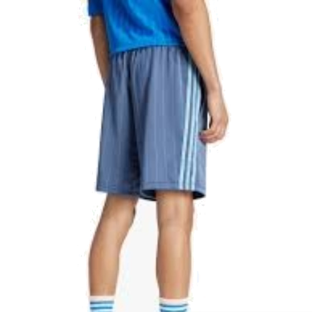 adidas Pinstripe Sprinter Shorts Asia Sizing 'Blue' IU0196