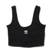 (WMNS) adidas Adicolor Trefoil Bra Asia Sizing 'Black' IU2411