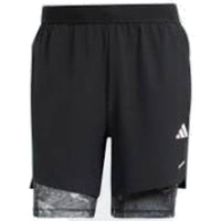 adidas Power Workout 2-in-1 Shorts Asia Sizing 'Black' IK9683