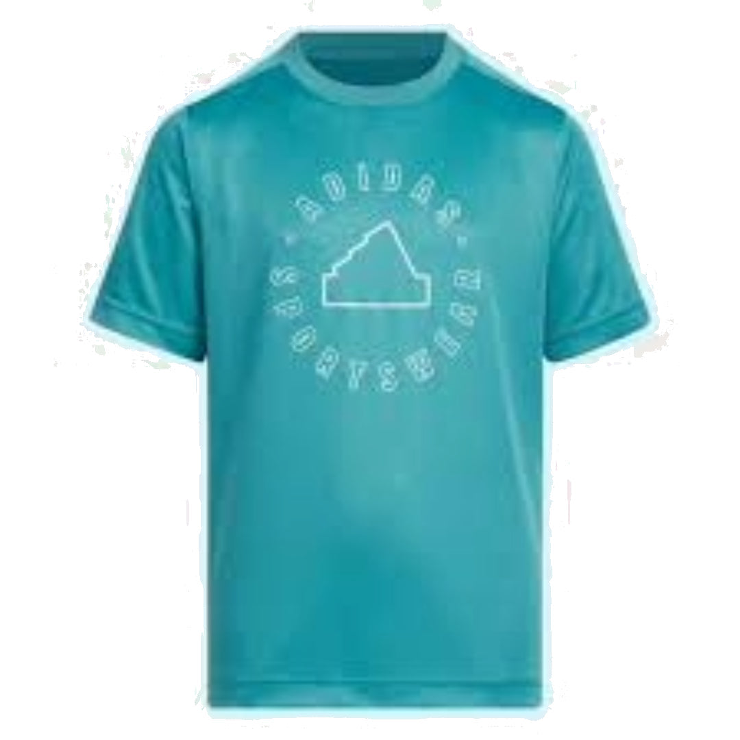 (GS) adidas Sportswear T-Shirt Asia Sizing 'Blue' IT4031