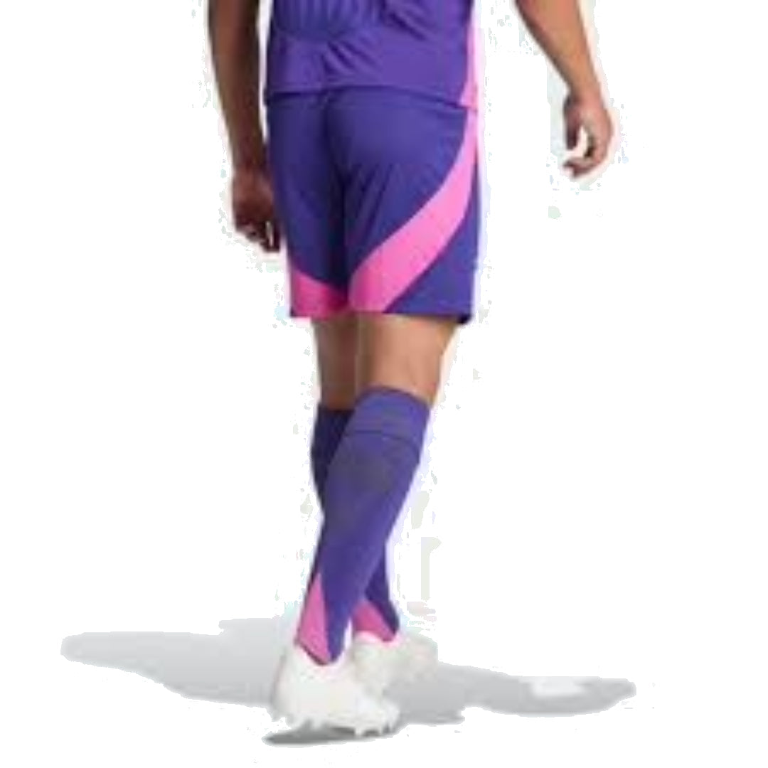 adidas Germany 24 Away Shorts Asia Sizing 'Purple' IP8167
