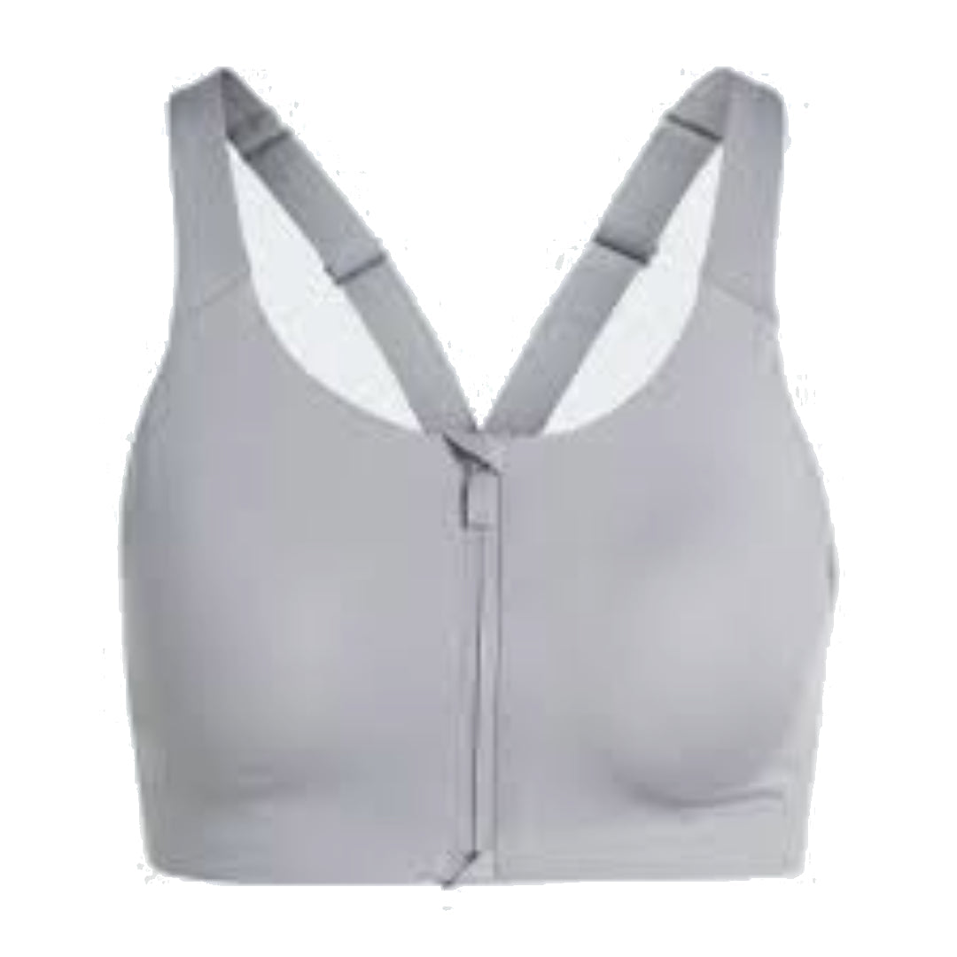 (WMNS) adidas TLRD Impact Luxe High-Support Zip Bra Asia Sizing 'Grey' IT6656