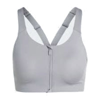 (WMNS) adidas TLRD Impact Luxe High-Support Zip Bra Asia Sizing 'Grey' IT6656