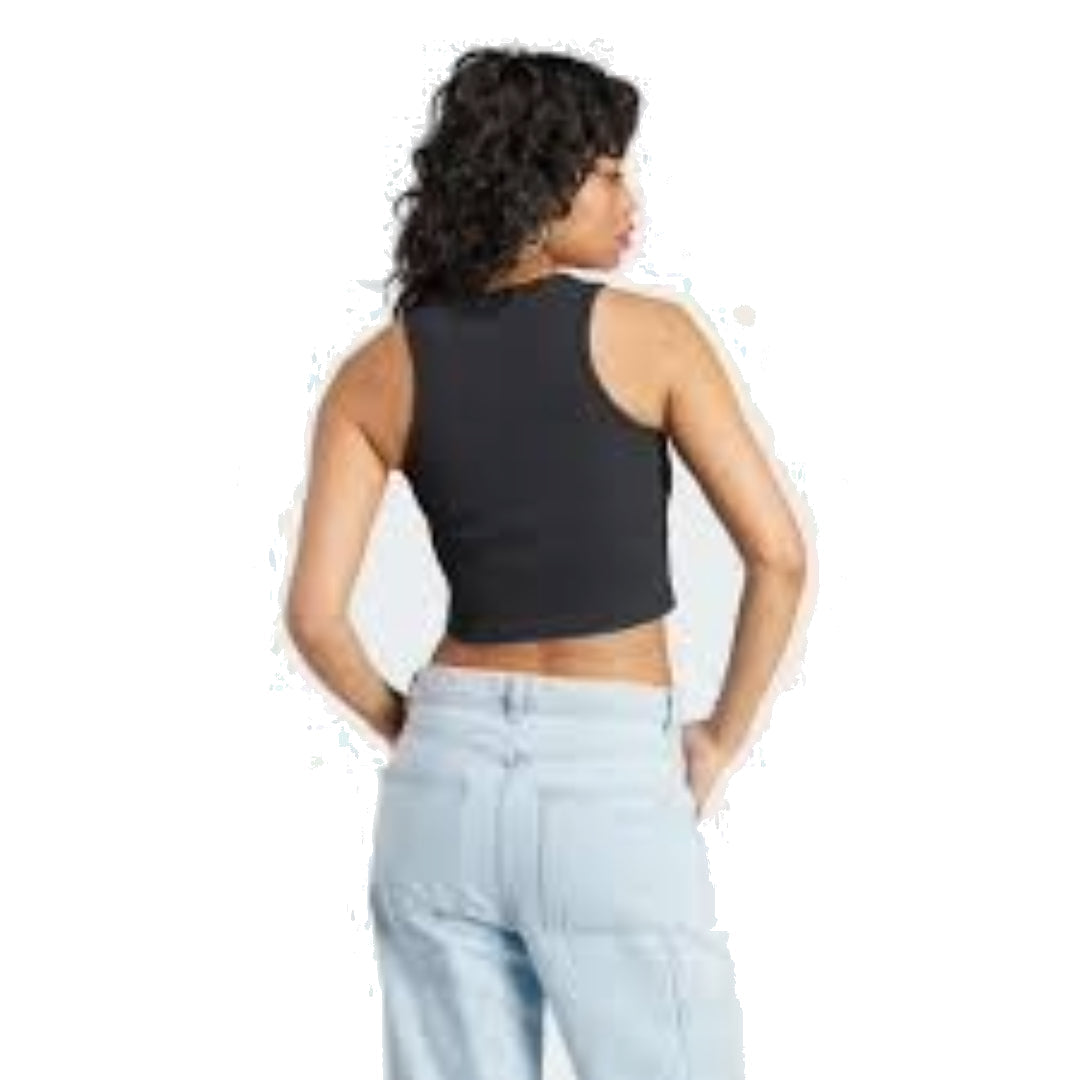 (WMNS) adidas Essentials Rib Tank Top Asia Sizing 'Black' IJ8251