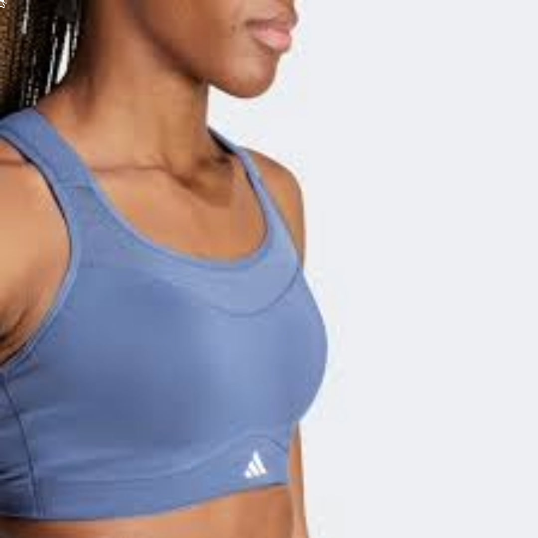 (WMNS) adidas TLRD Impact Luxe High-Support Zip Bra Asia Sizing 'Teal' IX4944