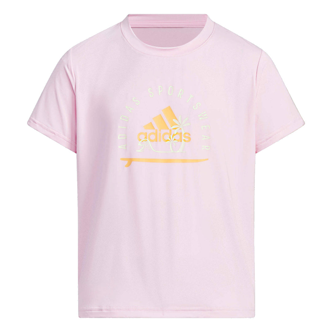 (GS) adidas Sportswear T-Shirt Asia Sizing 'Pink' IT1805