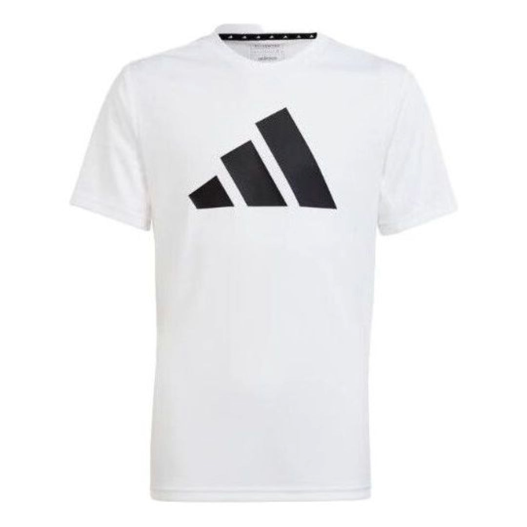 (GS) adidas Train Essentials Aeroready Logo Regular-Fit T-Shirt Asia Sizing 'White Black' HS1603