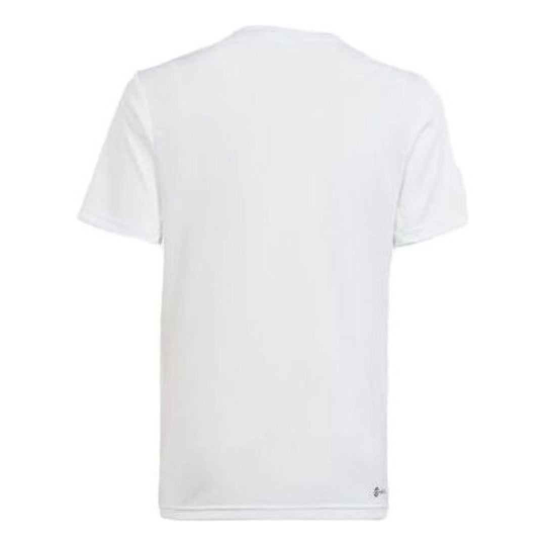 (GS) adidas Train Essentials Aeroready Logo Regular-Fit T-Shirt Asia Sizing 'White Black' HS1603