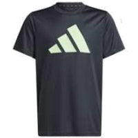 (GS) adidas Train Essentials Aeroready Logo Regular-Fit T-Shirt Asia Sizing 'Black Green' IR7529