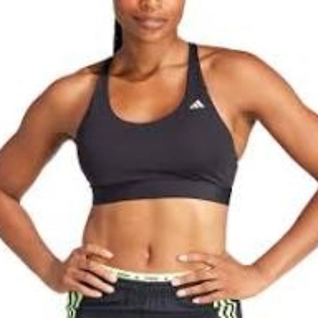 (WMNS) adidas Ultimateadidas Run Medium-Support Bra Asia Sizing 'Black' IT6693