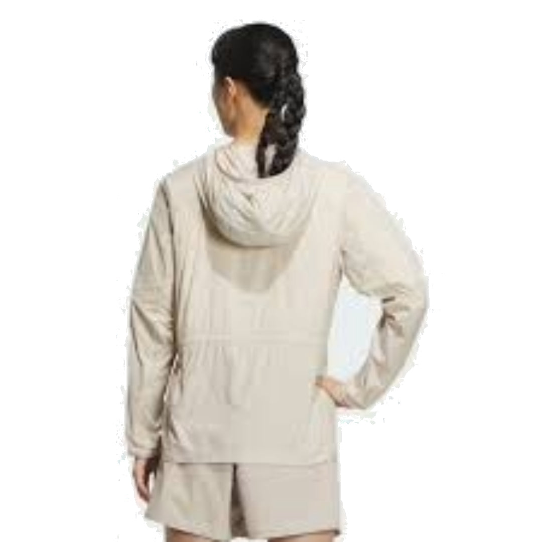 (WMNS) adidas Lightweight Windbreaker Asia Sizing 'Beige' IS0278