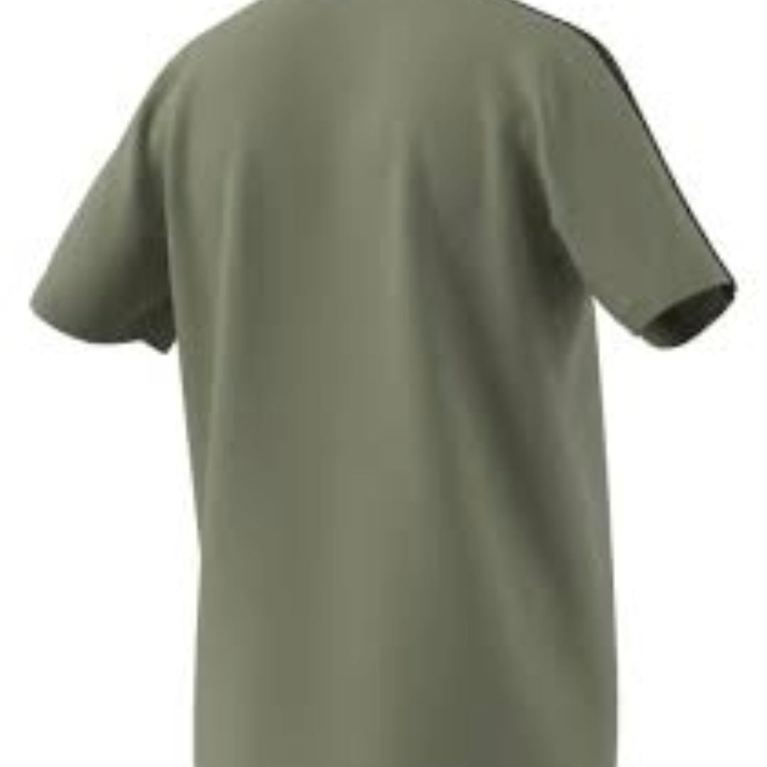 adidas Essentials Single Jersey 3-Stripes T-Shirt Asia Sizing 'Green' JE0346