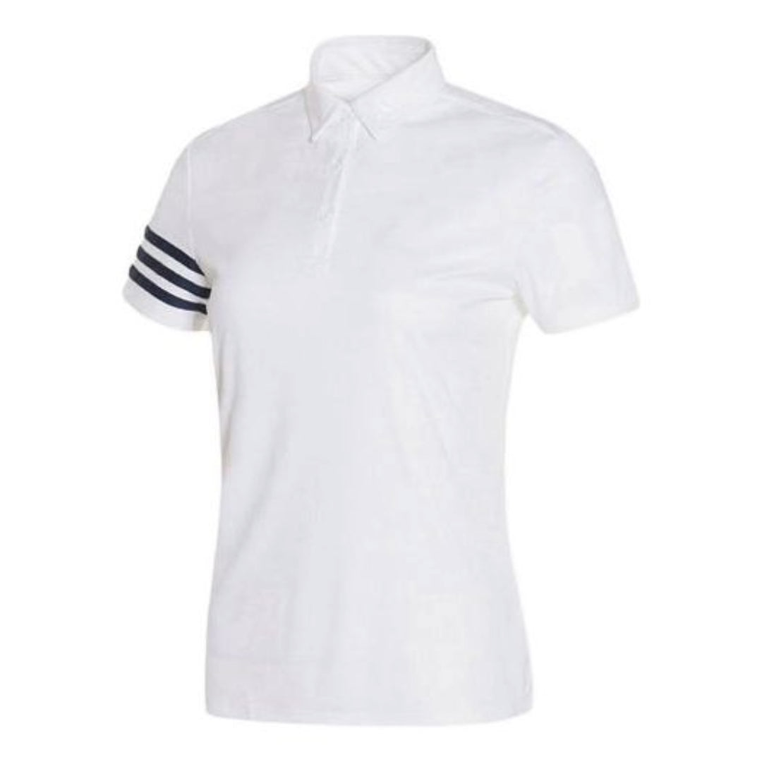 (WMNS) adidas Polo Shirt Asia Sizing 'White' GM3668