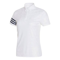(WMNS) adidas Polo Shirt Asia Sizing 'White' GM3668