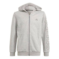 (GS) adidas Essentials Hoodie Asia Sizing 'Black White' GN4039