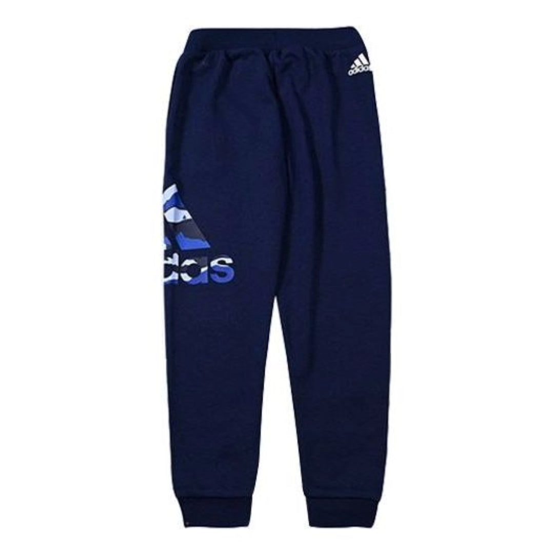 (GS) adidas French Terry Pants Asia Sizing 'Blue' GP0469